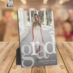 Plaque Photo Classe de superposition GRAD moderne Année Diplôme