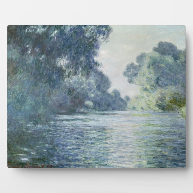Plaque Photo Claude Monet | Branche de la Seine près de Giverny (Devant)