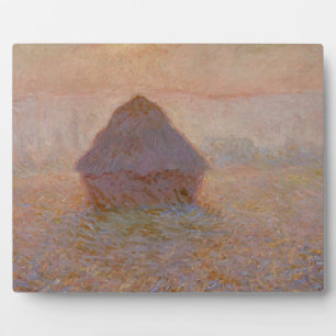 Plaque Photo Claude Monet   Grainstack, Sun dans la merde
