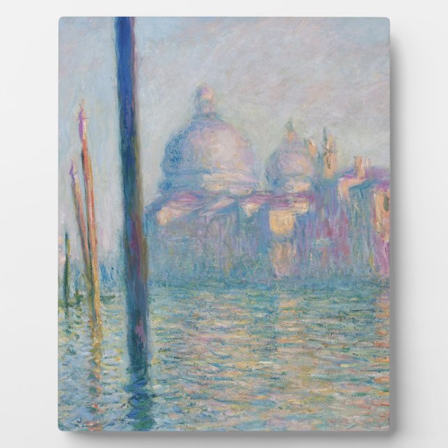 Plaque Photo Claude Monet Grand Canal Venise Italie Voyage (Devant)