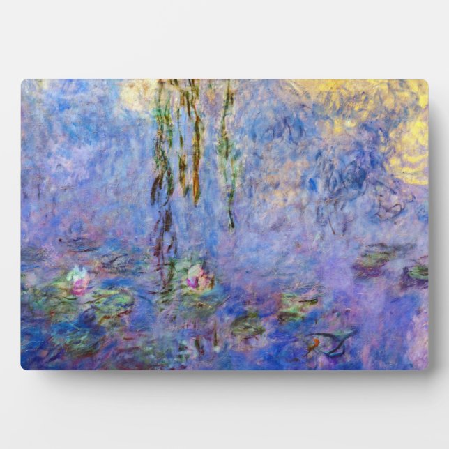 Plaque Photo Claude Monet - Lys d'eau (Devant)