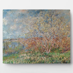 Plaque Photo Claude Monet Printemps