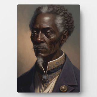 Plaque Photo Cleon portrait peinture