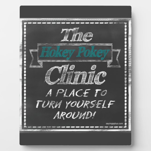 Plaque Photo Clinique Hokey Pokey (Devant)