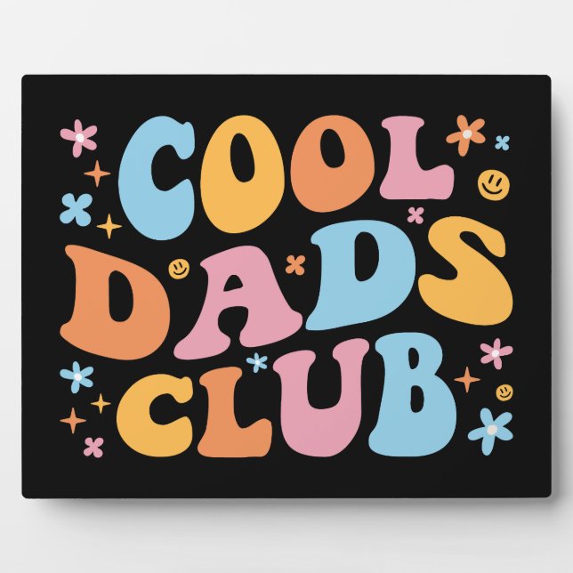 Plaque Photo Club cool Dads III (Devant)