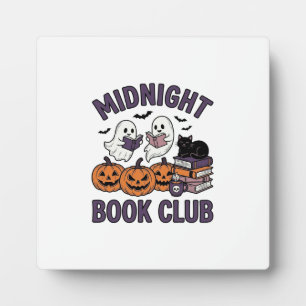 Plaque Photo Club de lecture de minuit pour la conception de le