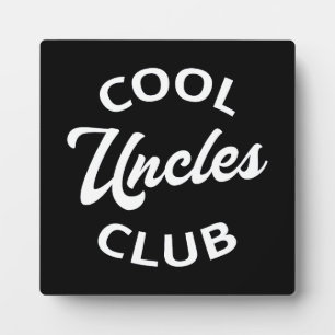 Plaque Photo Club des oncles cool I