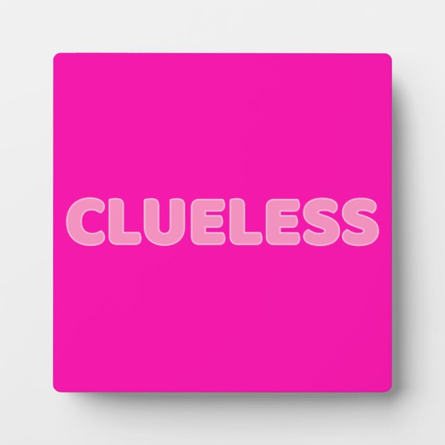 Plaque Photo Clueless I (Devant)