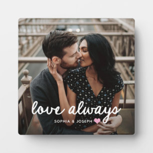 Plaque Photo Cœur de n'importe quelle couleur et photo   Amour 