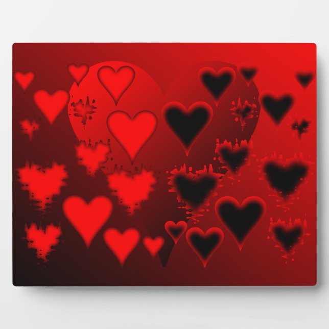 Plaque Photo Coeurs (Devant)