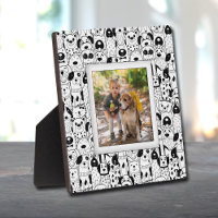 Collage de chien sans cadre Photo Easel Retour