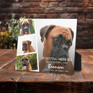 Plaque Photo Collage de photos commémoratives pour animaux de c