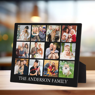Plaque Photo Collage de photos de famille - Choisissez votre co