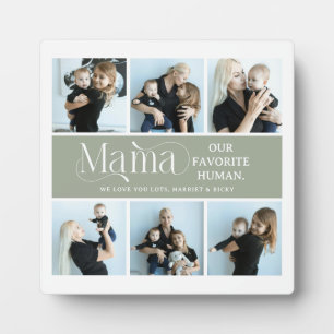 Plaque Photo Collage de photos sentimental Cadeau pour maman