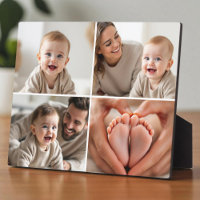 Collage personnalisé de 4 photos de bébé mignon