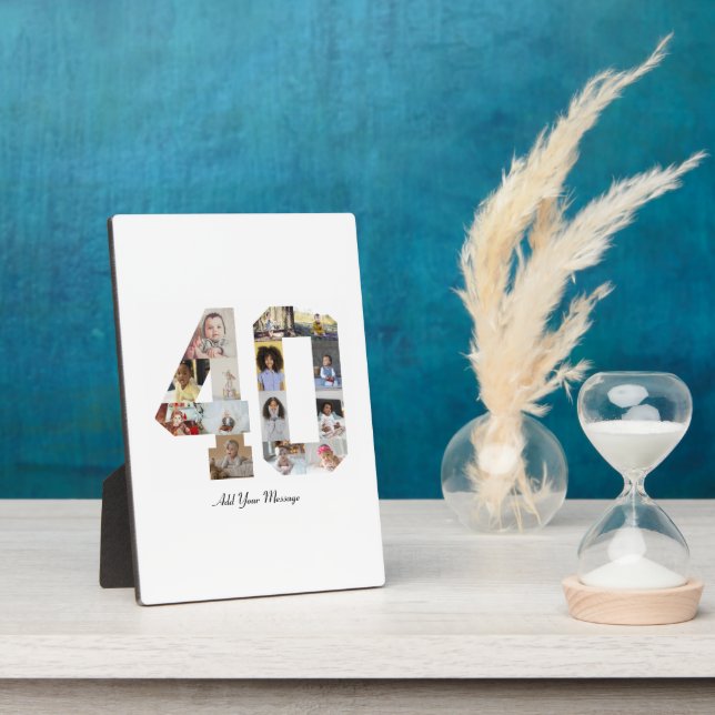 Plaque Photo Collage photo numéro 40 (Côté)