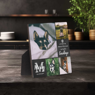 Plaque Photo Collage photo personnalisé en hommage à votre anim