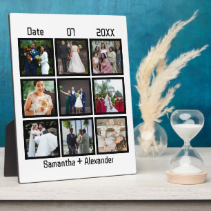 Plaque Photo Collage photo personnalisé pour anniversaire de ma