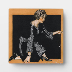 Plaque Photo Collier de perle cassé