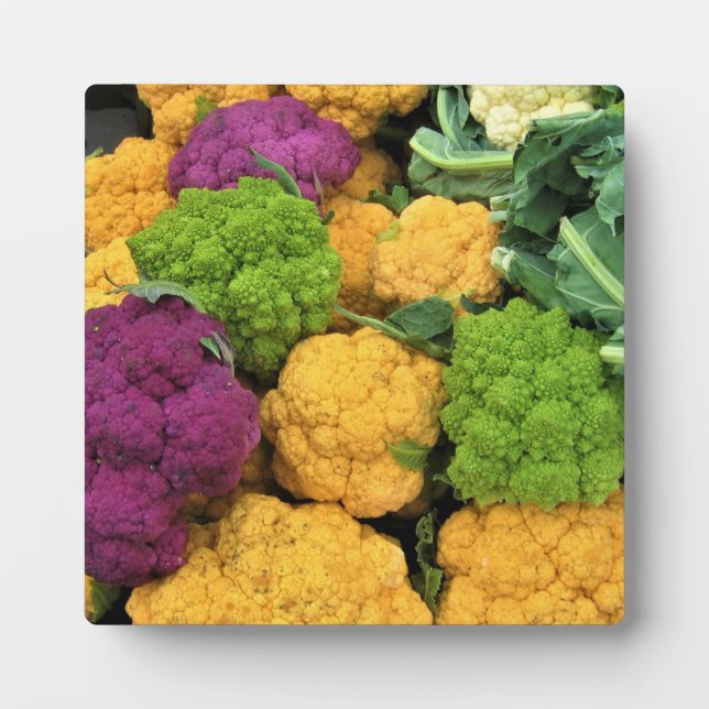 Plaque Photo Colorful Cauliflower (Devant)