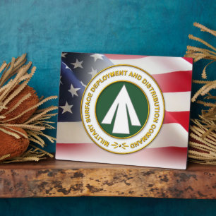 Plaque Photo Commandement de la distribution du déploiement ter