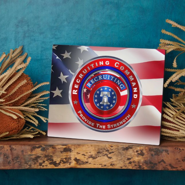 Plaque Photo Commandement du recrutement (Côté)