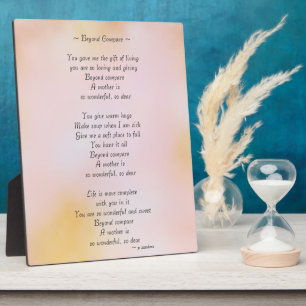 Plaque Photo Comparer au-delà