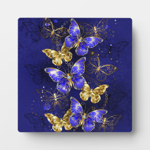 Plaque Photo Composition avec papillons Sapphire
