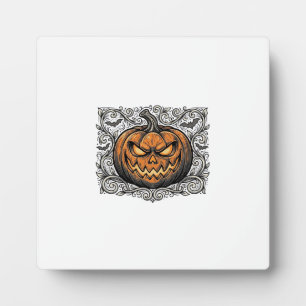 Plaque Photo Conception de chemise de citrouille Halloween Grav