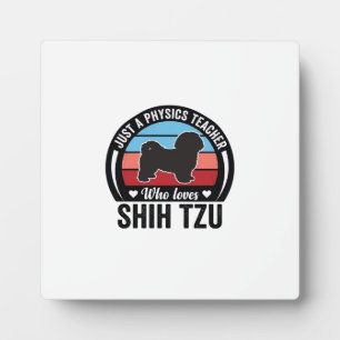 Plaque Photo Conception de chemise pour chien Shih Tzu professe