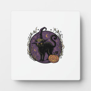 Plaque Photo Conception de chemise vectorielle Halloween Chat S