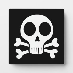 Plaque Photo Conception de crâne de pirate