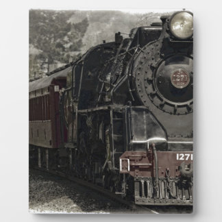 Plaque Photo Conception de décoration de train vintage