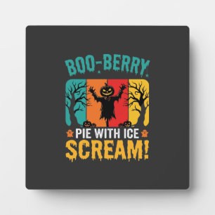 Plaque Photo Conception de glace de Halloween pour tarte Boo-Be