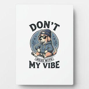 Plaque Photo Conception de T-Shirt Vector Vintage Vibe de Chien