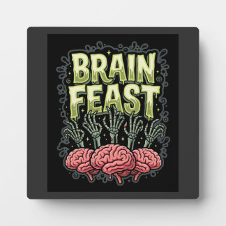 Plaque Photo Conception de vecteur de mains de zombie de festin
