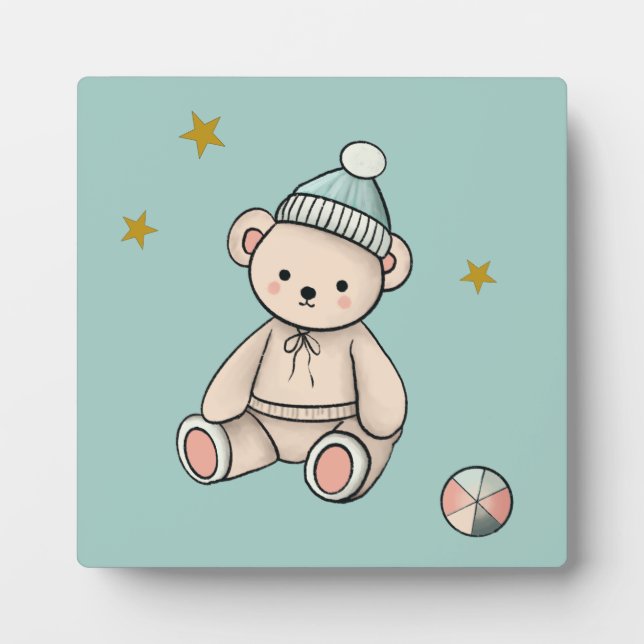 Plaque Photo Conception enchantant pour enfants (Devant)