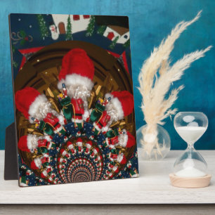Plaque Photo Conception Kaleidoscope Père Noël spéciale