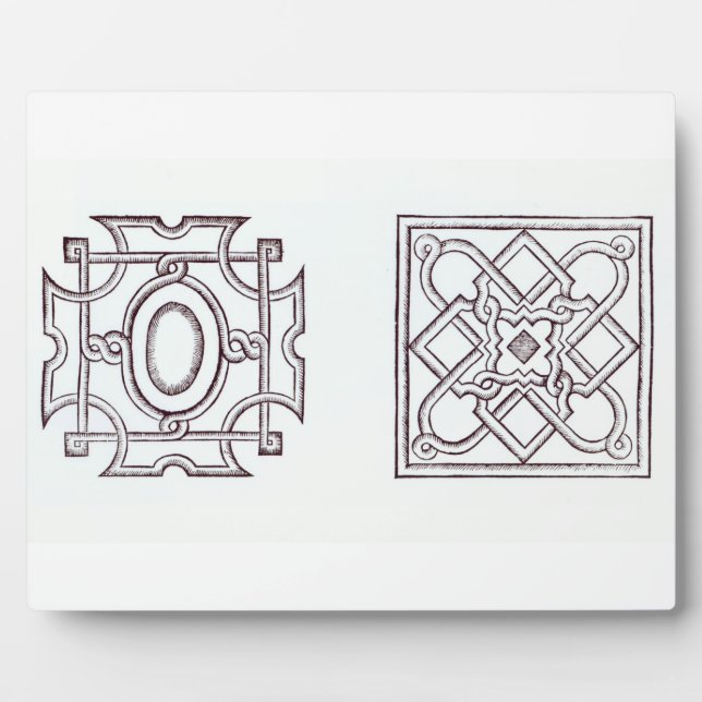 Plaque Photo Conceptions pour un jardin à noeuds, de 'The Count (Devant)