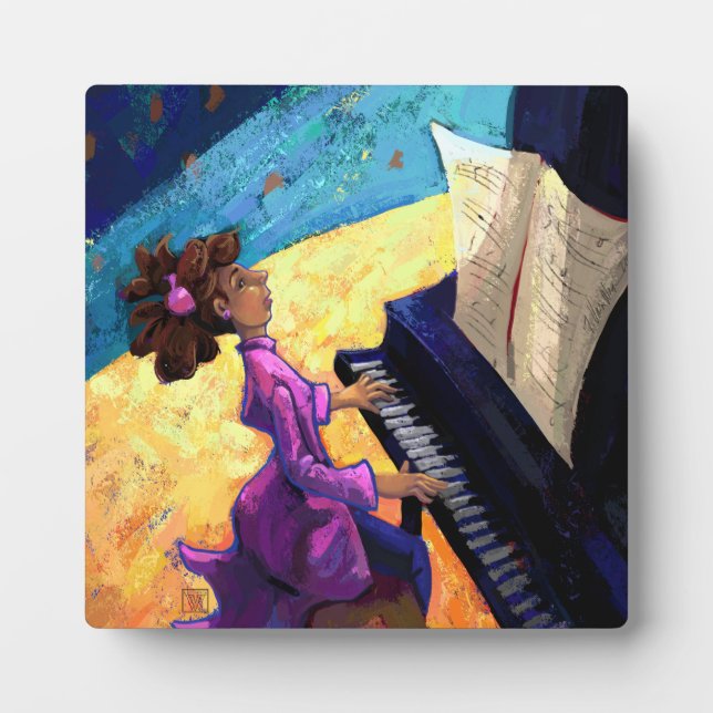 Plaque Photo Concert de piano (Devant)