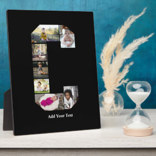 Plaque Photo Concevez votre propre lettre C Photo Collage