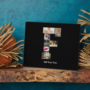 Plaque Photo Concevez votre propre lettre F photo Collage