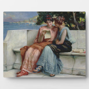 Plaque Photo Confidences (huile sur toile)
