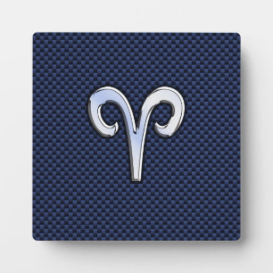 Plaque Photo Connexion Zodiac Aries pour la flotte Blue Carbon 
