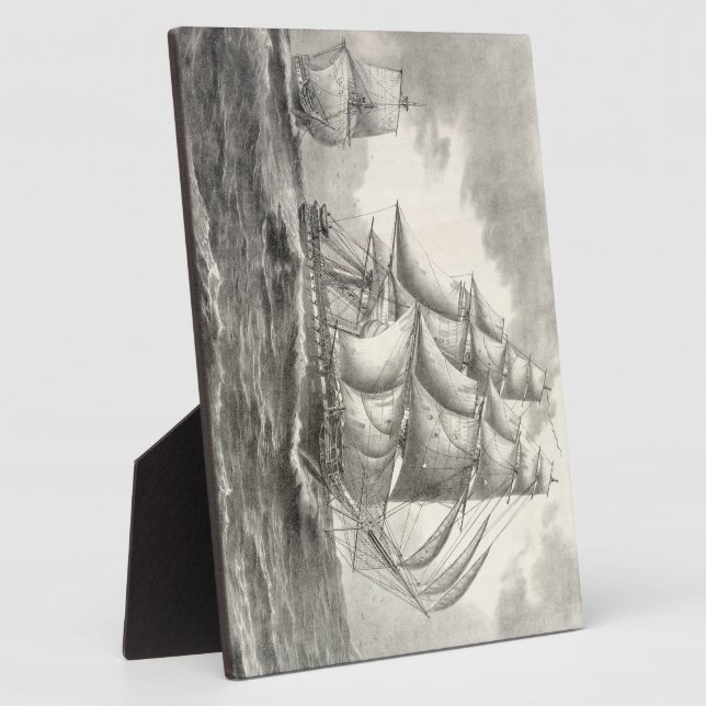 Plaque Photo Constitution américaine (Côté)