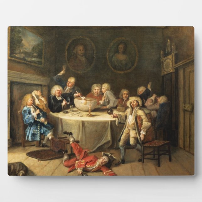 Plaque Photo Conversation moderne de minuit (Devant)