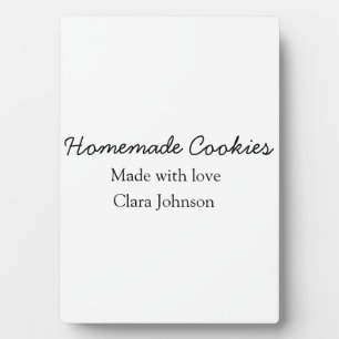 Plaque Photo Cookiers faits maison ajouter votre nom de texte j