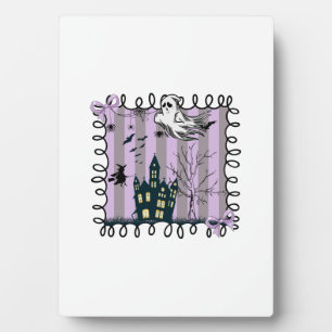 Plaque Photo Coquette iridescente Halloween