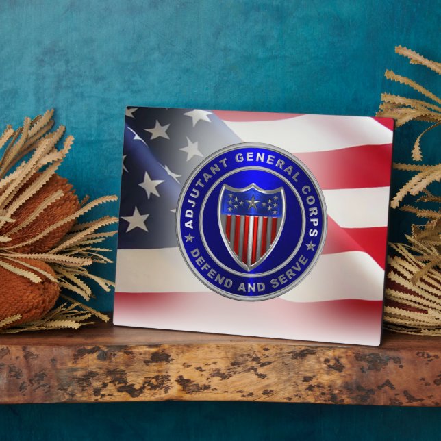 Plaque Photo Corps général Adjutant (Côté)