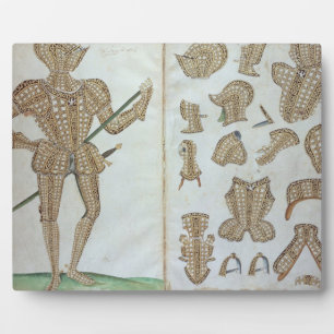 Plaque Photo Costume d'Armor pour Sir Henry Lee, de 'An Elizabe